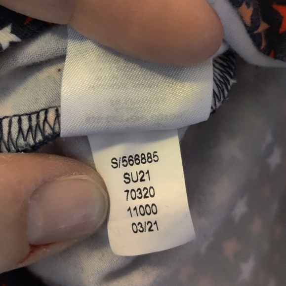 XXL Lou & Grey LOFT Red White Blue Stars 4th of July Athleisure Crop Top - Picture 7 of 7